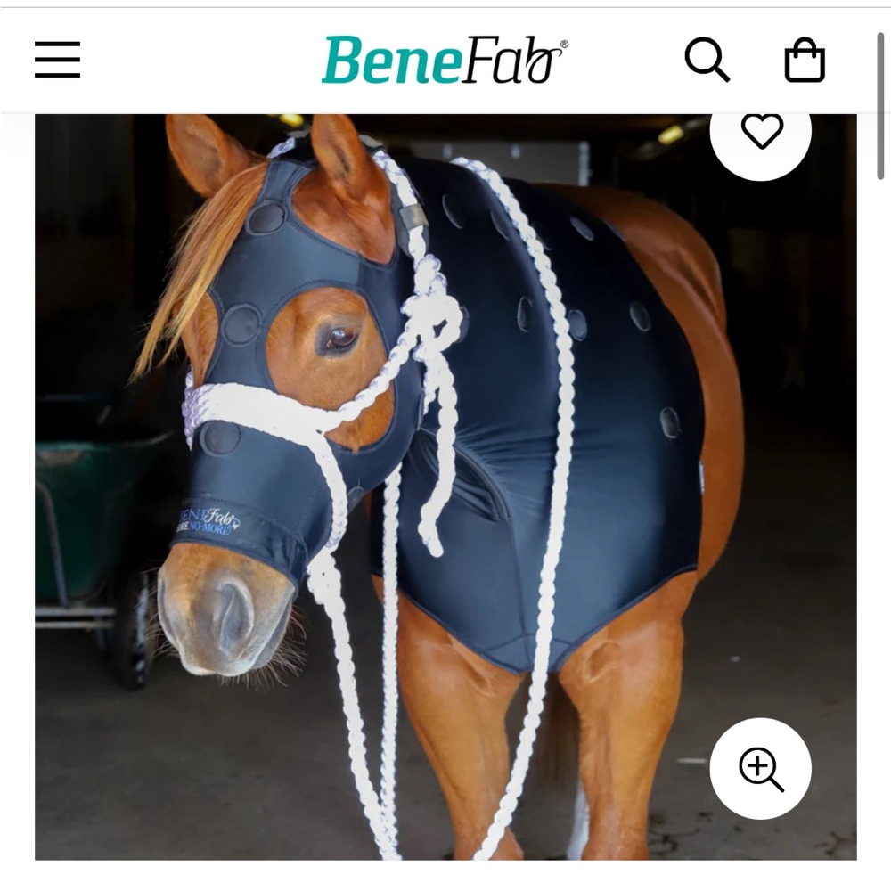 Benefab rejuvenate smart therapeutic hood, size Horse M